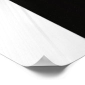 赤白黒抽象芸術 ポスター (角)