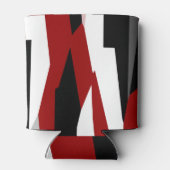 赤白黒抽象芸術 缶クーラー (裏面)