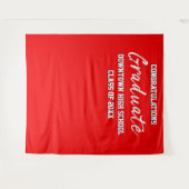 赤白黒祝賀院生 タペストリー (正面(横))