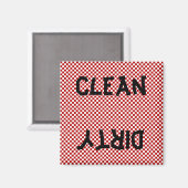 赤白黒食洗機磁石 マグネット (正面/裏面)