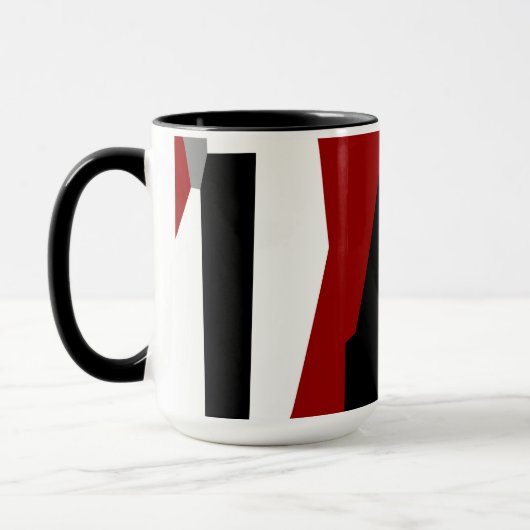 赤白黒 マグカップ (左)