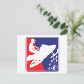 赤白・青・そり・ザズル ポストカード (スタンド正面)