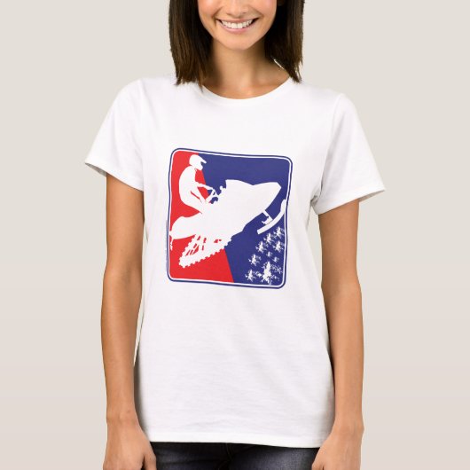 赤白・青・そり・ザズル Tシャツ (正面)