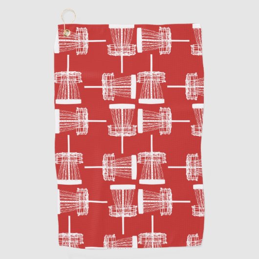 赤皿ゴルフタオル ゴルフタオル (正面)