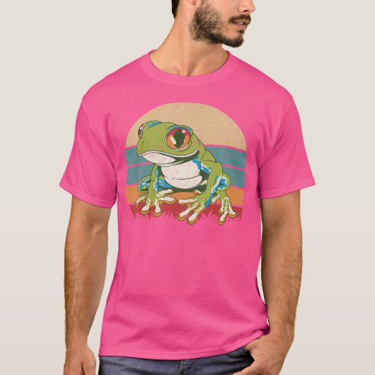 赤目のツノガエル赤目のツノガエル Tシャツ (正面)