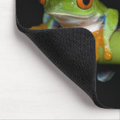 赤目のツリガエル(Agalychnis calidras)オン マウスパッド (コーナー)