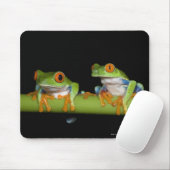 赤目のツリガエル(Agalychnis calidras)オン マウスパッド (マウス)
