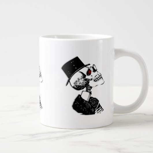 赤目の骨格 ジャンボコーヒーマグカップ (右)