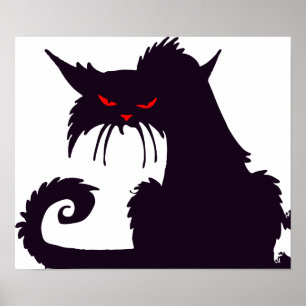 赤目の黒猫のエビザイル ポスター