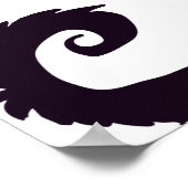 赤目の黒猫のエビザイル ポスター (角)