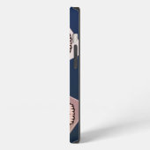 赤目スカルと四角 iPhoneケース (左側面)