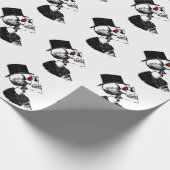 赤目スケルトン ラッピングペーパー (角)