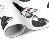 赤目スケルトン ラッピングペーパー (ロールコーナー)