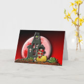 赤目ダッキー（アヒルちゃん） カード (黄色い花)