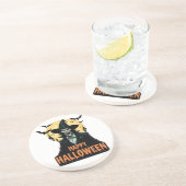 赤目付きハロウィーンホラー魔女 コースター (側面)