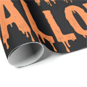 赤目付きハロウィーンホラー魔女 ラッピングペーパー (ロールコーナー)