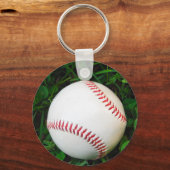 赤目付き白野球 キーホルダー (正面)