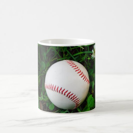 赤目付き白野球 コーヒーマグカップ (中央)
