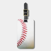 赤目付き白野球 ラゲッジタグ (正面縦)