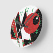 赤目時計 ラウンド壁時計 (傾斜)