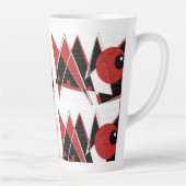 赤目背の高いマグカップを見る カフェラテマグ (右)