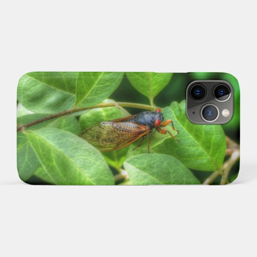 赤目蝉 Case-Mate iPhoneケース (裏面(横))