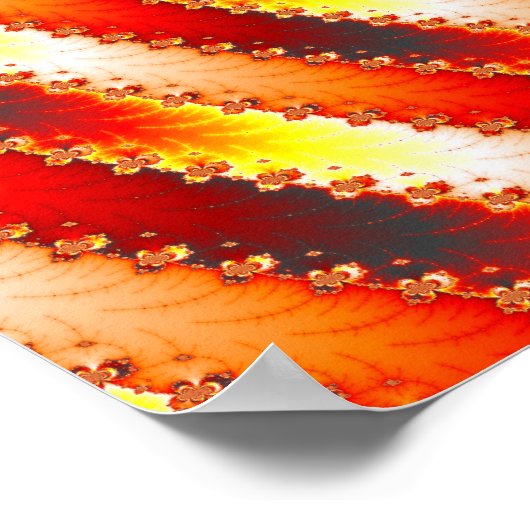 赤目 – フラクタル ポスター (角)