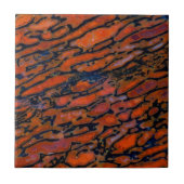 赤石化恐竜の骨 タイル (正面)