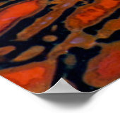 赤石化恐竜の骨 ポスター (角)