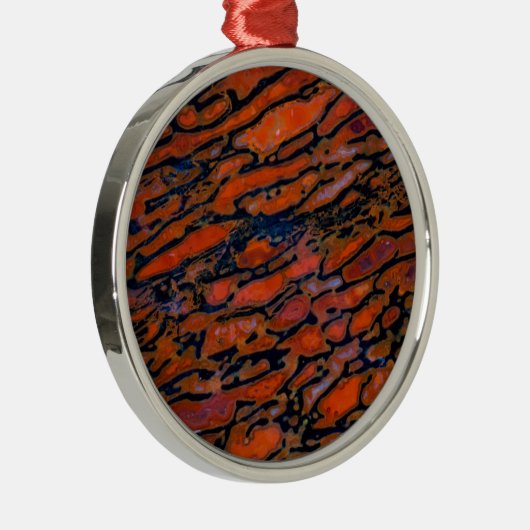 赤石化恐竜の骨 メタルオーナメント (右)