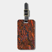 赤石化恐竜の骨 ラゲッジタグ (正面縦)