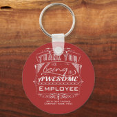 赤社員感謝 キーホルダー (裏面)