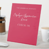 赤社員賞状イベント 台座サイン (インサイチュ)