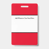 赤社員IDバッジ バッジ (裏面)