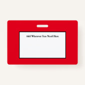 赤社員IDバッジ バッジ (裏面)