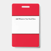 赤社員IDバッジ バッジ (裏面)