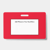 赤社員IDバッジ バッジ (裏面)