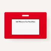 赤社員IDバッジ バッジ (裏面)