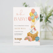 赤祝ちゃんシャワーで新しい生活の奇跡 招待状 (スタンド正面)