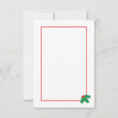 赤祝サンキューカードでシーズンホワイト サンキューカード (裏面)