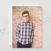 赤祝写真 招待状 (裏面)