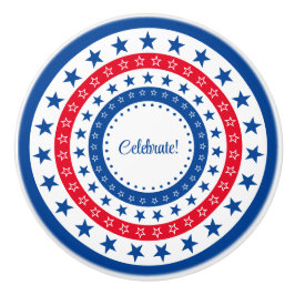 赤祝星、白い星、青い星 セラミックノブ