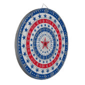 赤祝星、白い星、青い星 ダーツボード (正面左)