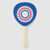 赤祝星、白い星、青い星 ハンドファン (裏面)