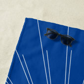 赤祝星、白い星、青い星 ビーチタオル (インサイチュ)