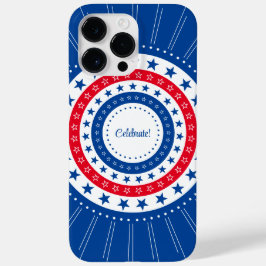 赤祝星、白い星、青い星 iPhone 16ケース