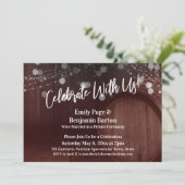 赤祝木の樽と明かりで 招待状 (スタンド正面)