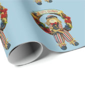 赤祝白と青 ラッピングペーパー (ロールコーナー)