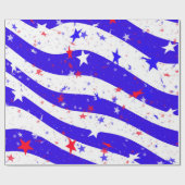 赤祝白と青 ラッピングペーパー (フラット)