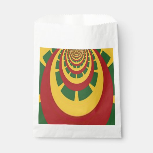 赤祝黄金色の緑 フェイバーバッグ (正面)